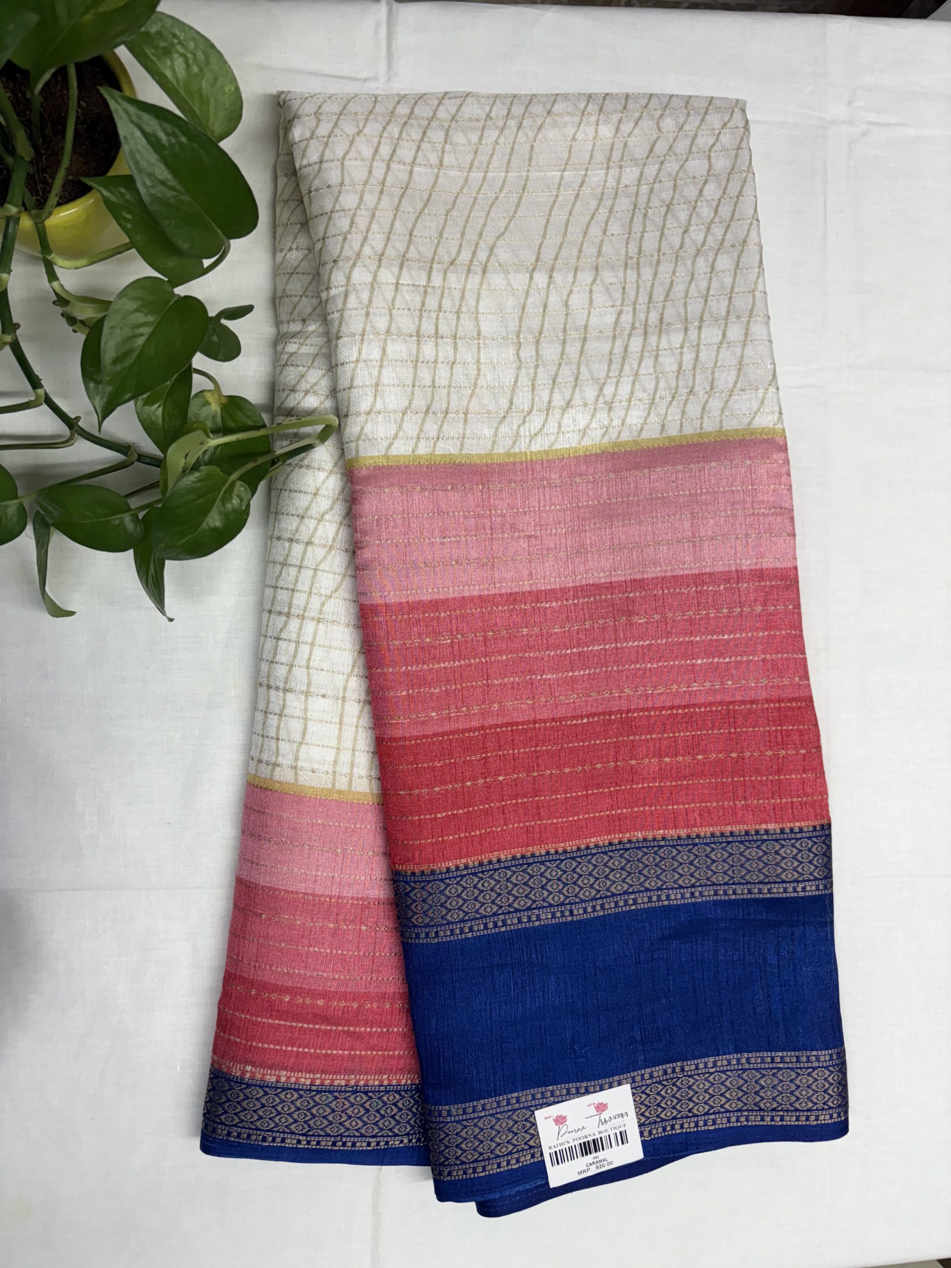 Semi Dola Silk Saree for Women