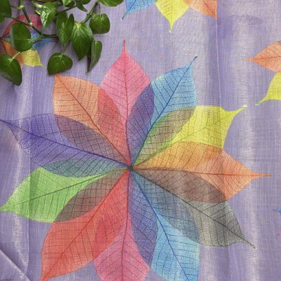 Pallu tissue linen satee