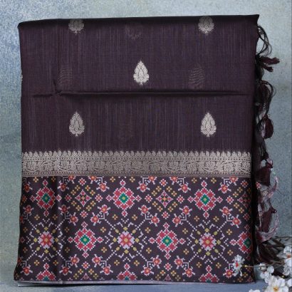 raw silk saree available at Poorna Boutique, Pallikaranai, Chennai