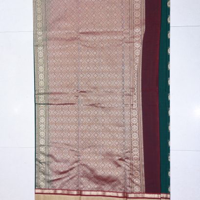 Blue Pure Silk Cotton Saree