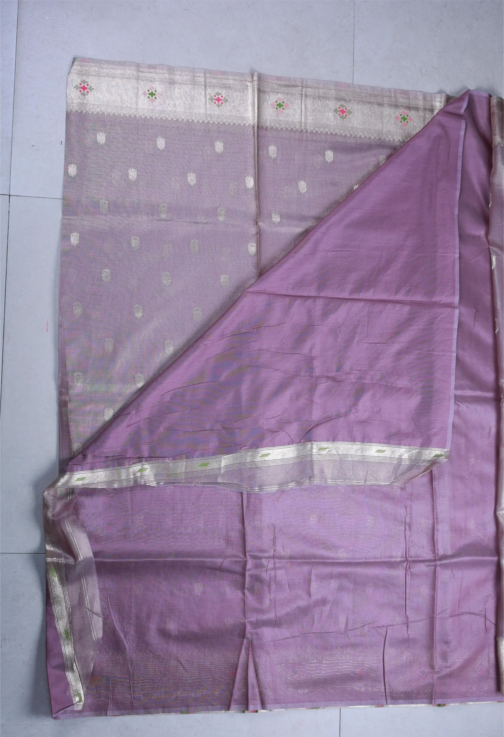 Mauve Tissue Paithani Saree