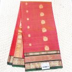 Orange Pure Silk Cotton Saree