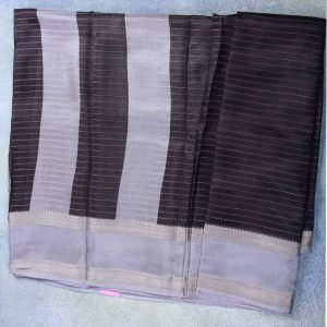 Chocolate brown Semi Dola Silk