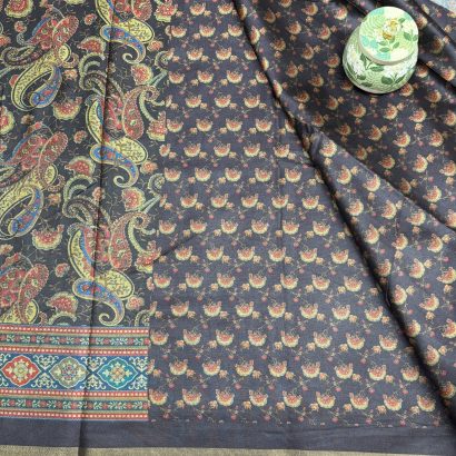 Soft Tassar Printed Saree