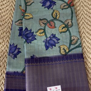 Sea Green semi dola silk