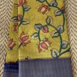 golden yellow semi dola silk