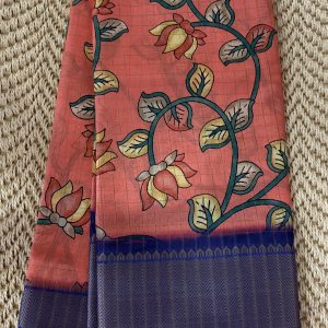 coral pink semi dola silk