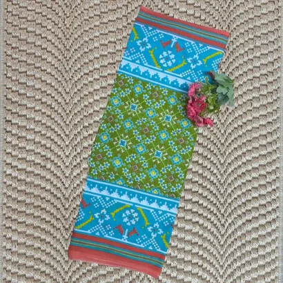 Stunning Green Jaipur cotton Saree | Price Rs.891| Poorna Boutique, Chennai 3 Stunning Green Jaipur cotton Saree