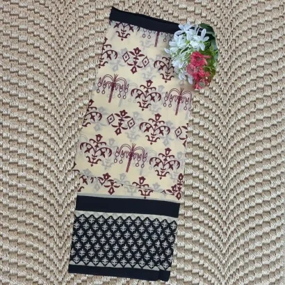 Beautiful Sandal Jaipur cotton Saree | Price Rs.891| Poorna Boutique, Chennai 3 sandal jaipur cotton saree poorna boutique