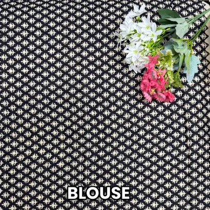 sandal jaipur cotton saree blouse