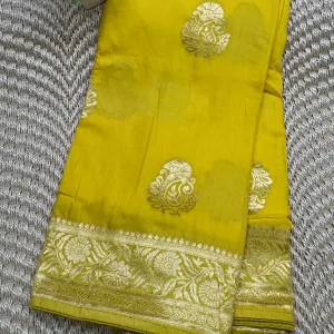 Elegant Semi Silk Saree blue colour saree Poorna boutique, Pallikaranai, Chennci